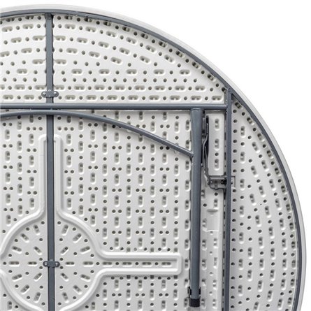 круглый складной пластиковый Кейт 160, стальной каркас, полиэтилен высокой плотности HDPE