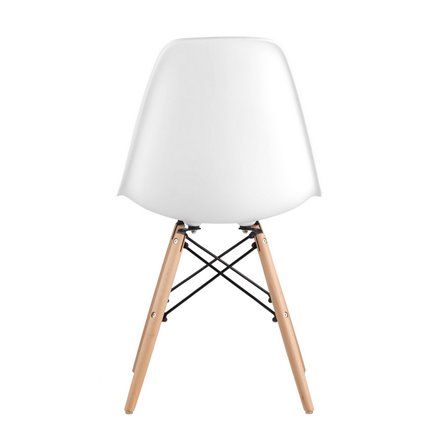 Eames DSW белый пластиковый, ножки массив бука