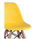DSW желтый, литой полипропилен, стальной каркас, массив бука DSW желтый, литой полипропилен, стальной каркас, массив бука