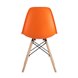 DSW оранжевый, литой полипропилен, стальной каркас, массив бука DSW оранжевый, литой полипропилен, стальной каркас, массив бука
