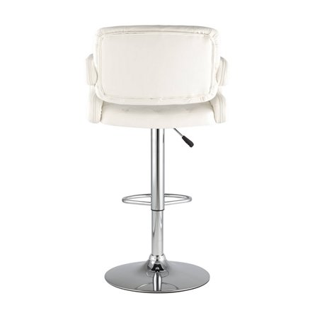 Бентли белый PU-кожа, дугообразные подлокотники