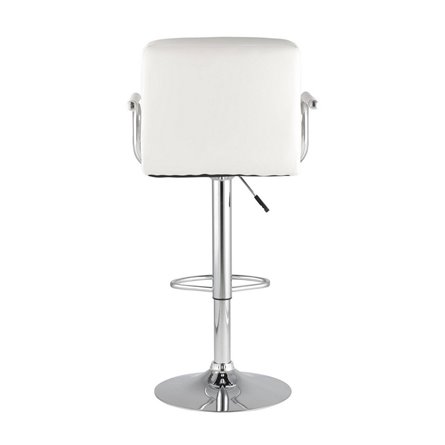 Малави белый, газ-лифт, обивка из искусственной кожи