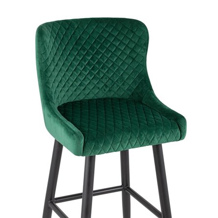 Ститч велюр изумрудный, обивка из мебельной велюровой ткани