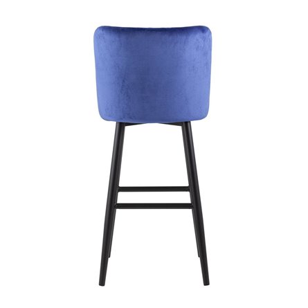 Ститч велюр синий, обивка из мебельной велюровой ткани