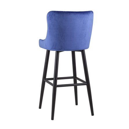 Ститч велюр синий, обивка из мебельной велюровой ткани