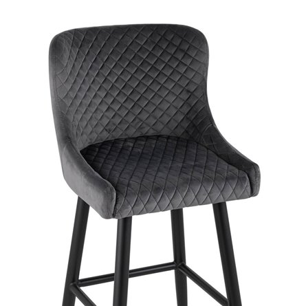 Ститч велюр серый, обивка из мебельной велюровой ткани