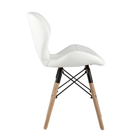 обеденный дизайнерский Бон обивка экокожа белый