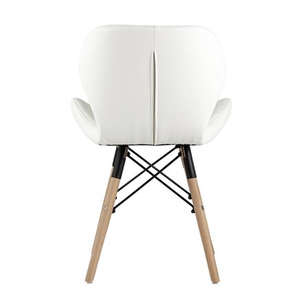 обеденный дизайнерский Бон обивка экокожа белый