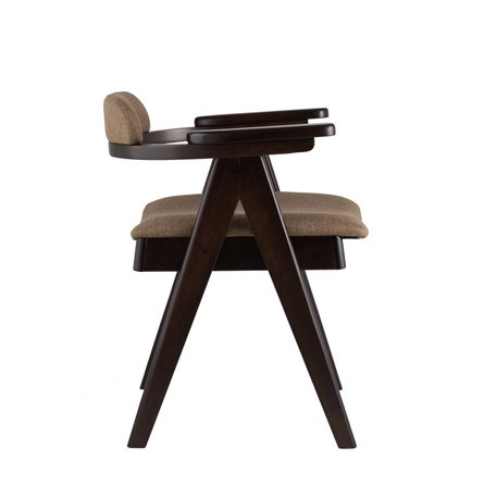 OLAV мягкое тканевое коричневое сиденье