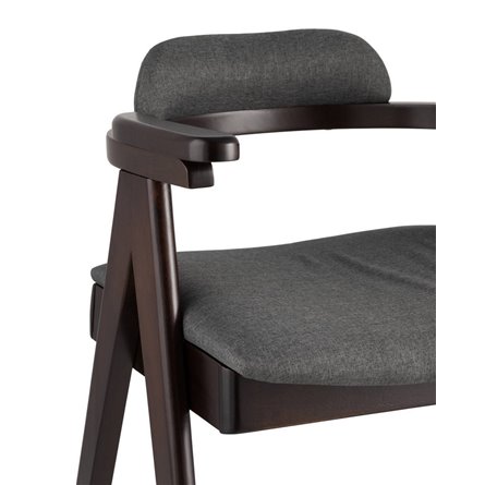 OLAV мягкое тканевое темно-серое сиденье