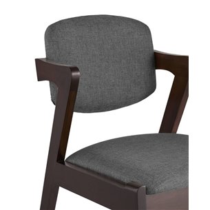 VIVA мягкое серое сиденье, деревянный каркас из массива гевеи