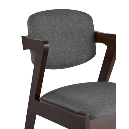 VIVA мягкое серое сиденье, деревянный каркас из массива гевеи