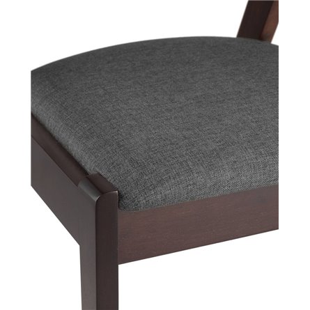 VIVA мягкое серое сиденье, деревянный каркас из массива гевеи