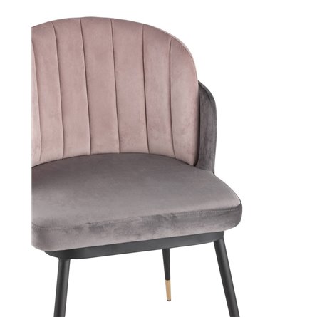 Пенелопа мягкий серый обивка вельвет