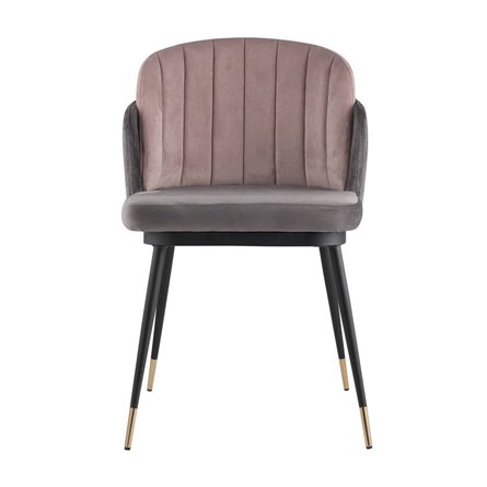 Пенелопа мягкий серый обивка вельвет