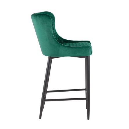 Ститч обивка велюр изумрудный ножки металл