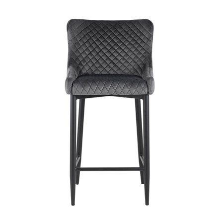 Ститч обивка велюр серый ножки металл