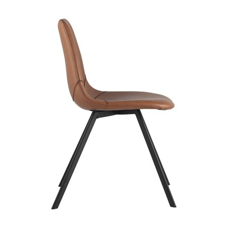 Саксон коричневый, удобное сиденье, металлические ножки