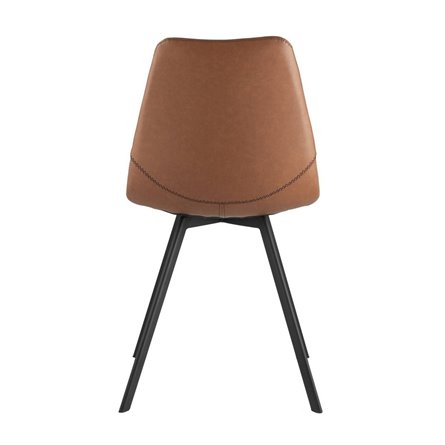 Саксон коричневый, удобное сиденье, металлические ножки