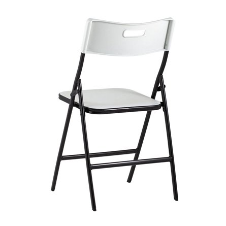 банкетный LITE белый, высокопрочный пластик, металлический каркас