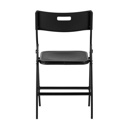 банкетный LITE черный, высокопрочный пластик, металлический каркас