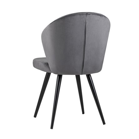 Танго велюр серый