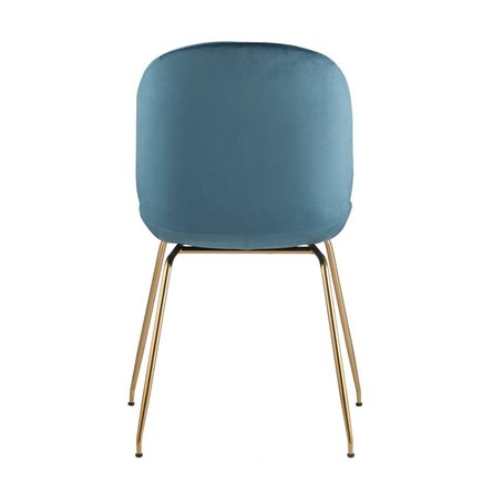 Beetle маренго, металлический каркас, бархатная обивка, золотые ножки