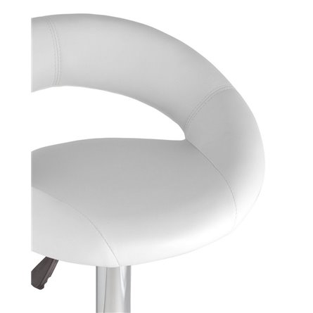 Купер белый кожаное сиденье, газлифт