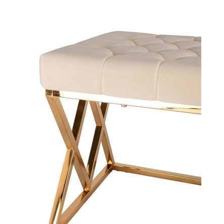 ИНСИГНИЯ бежевая велюр нержавеющая сталь