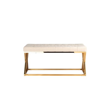 ИНСИГНИЯ бежевая велюр нержавеющая сталь