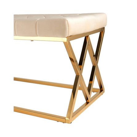 ИНСИГНИЯ бежевая велюр нержавеющая сталь