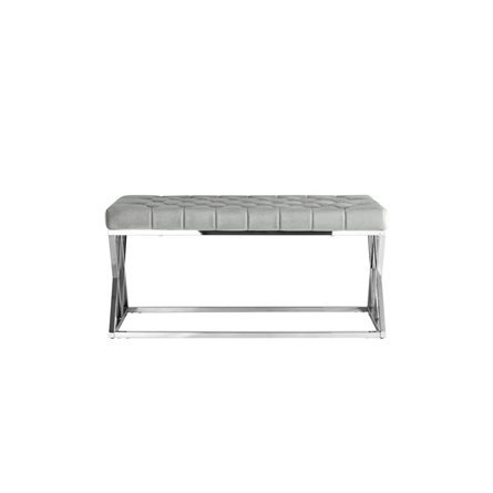 ИНСИГНИЯ серый велюр нержавеющая сталь серебро