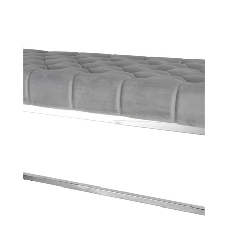 ИНСИГНИЯ серый велюр нержавеющая сталь серебро