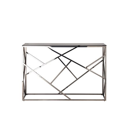 АРТ ДЕКО 115*30 темный хром стекло smoke нержавеющая сталь