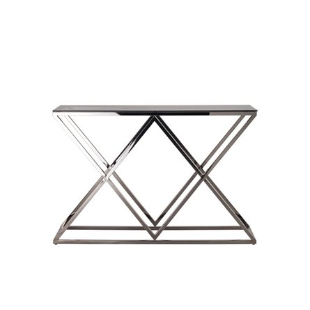 ИНСИГНИЯ 115*30 темный хром стекло smoke