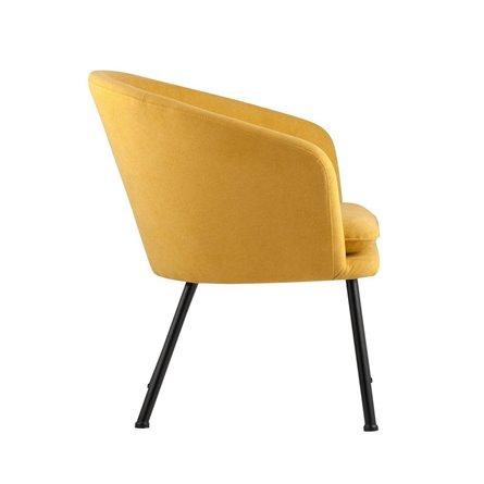 Декстер мягкое оранжевое тканевое