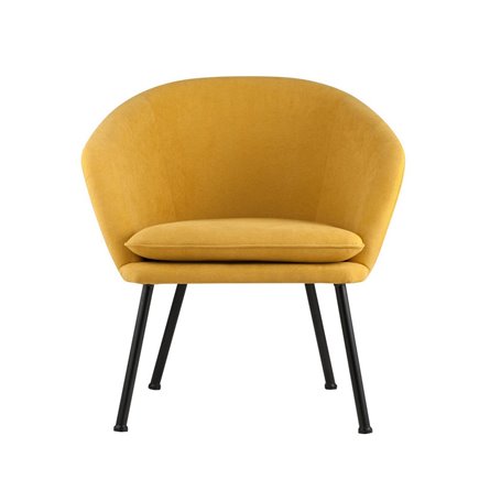 Декстер мягкое оранжевое тканевое