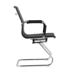 TopChairs Visit черное в обивке из экокожи