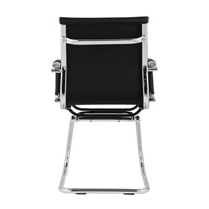TopChairs Visit черное в обивке из экокожи