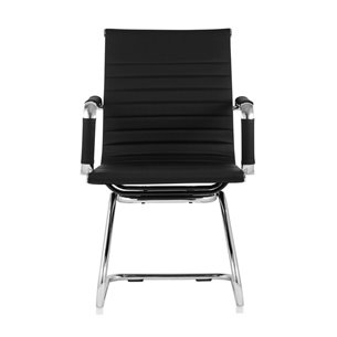 TopChairs Visit черное в обивке из экокожи