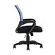 TopChairs Simple офисное голубое в обивке из текстиля с сеткой, механизм качания Top Gun TopChairs Simple офисное голубое в обивке из текстиля с сеткой, механизм качания Top Gun