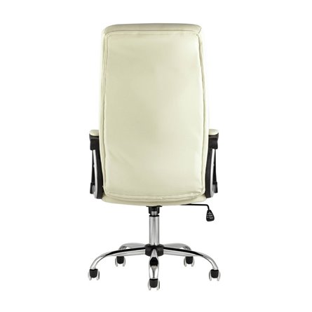 TopChairs Tower офисное черное в обивке из экокожи, механизм качания Top Gun