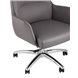 TopChairs Viking офисное серое обивка экокожа, металлический каркас