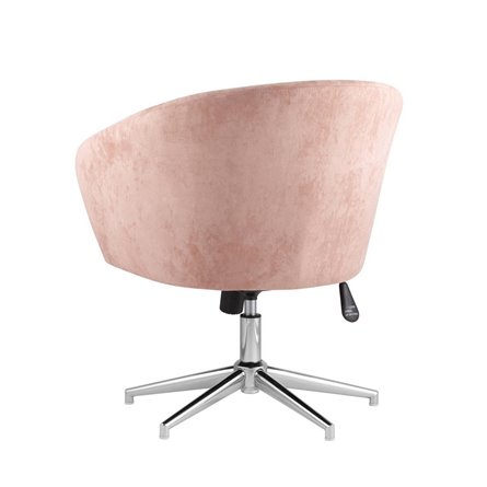 Харис регулируемое розовое мягкое обивка замша