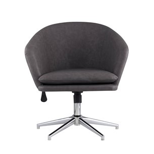 Харис регулируемое серое мягкое обивка замша