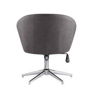 Харис регулируемое серое мягкое обивка замша