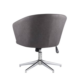 Харис регулируемое серое мягкое обивка замша