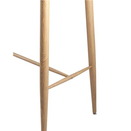 белый, столешница МДФ, ножки сталь с принтом под бук