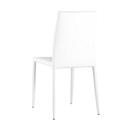 ABNER со спинкой экокожа белый