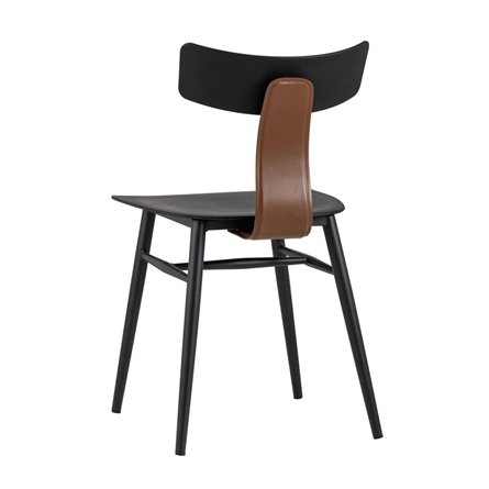 обеденный ANT пластиковый черный вставки экокожа